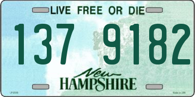 NH license plate 1379182