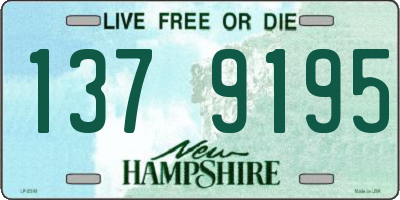 NH license plate 1379195