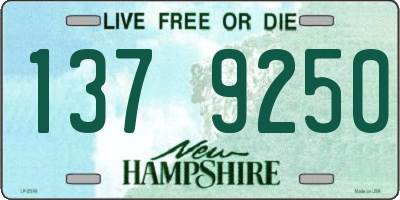NH license plate 1379250