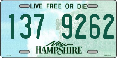 NH license plate 1379262