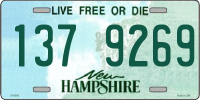 NH license plate 1379269