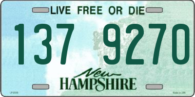 NH license plate 1379270