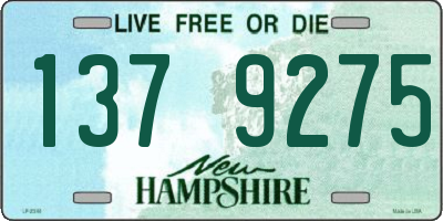 NH license plate 1379275