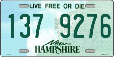 NH license plate 1379276