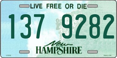 NH license plate 1379282