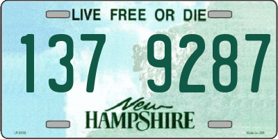 NH license plate 1379287