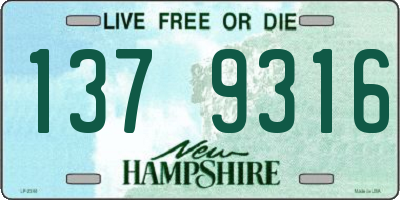 NH license plate 1379316