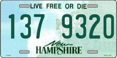 NH license plate 1379320