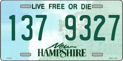 NH license plate 1379327