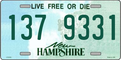 NH license plate 1379331