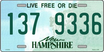 NH license plate 1379336