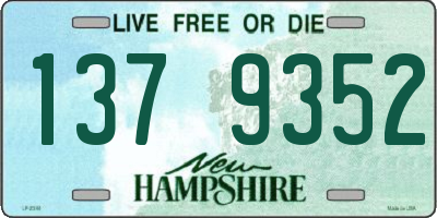 NH license plate 1379352