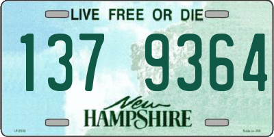 NH license plate 1379364