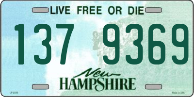 NH license plate 1379369