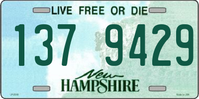 NH license plate 1379429