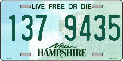 NH license plate 1379435