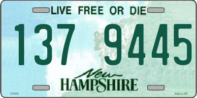NH license plate 1379445