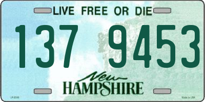 NH license plate 1379453