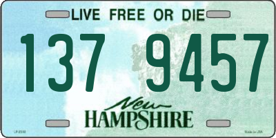 NH license plate 1379457