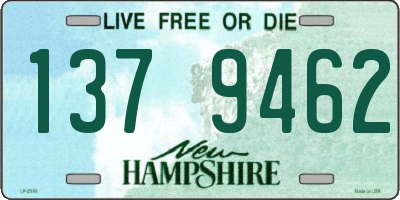 NH license plate 1379462