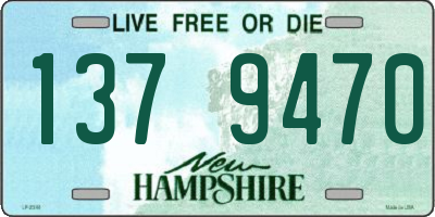 NH license plate 1379470