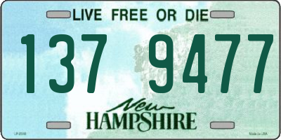 NH license plate 1379477