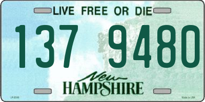 NH license plate 1379480