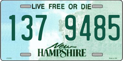 NH license plate 1379485