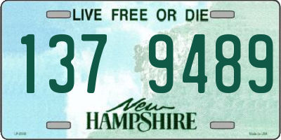 NH license plate 1379489