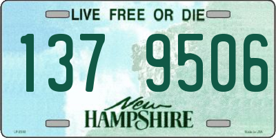 NH license plate 1379506