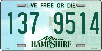 NH license plate 1379514