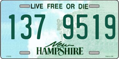 NH license plate 1379519