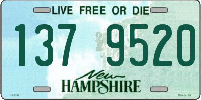 NH license plate 1379520