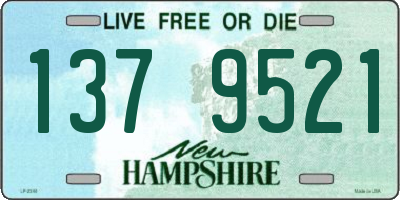NH license plate 1379521