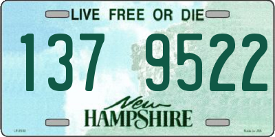 NH license plate 1379522