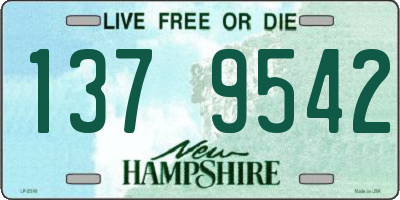 NH license plate 1379542