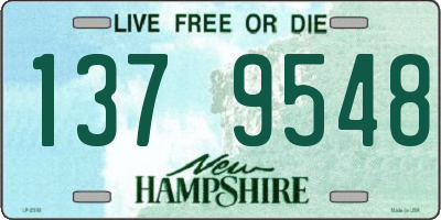 NH license plate 1379548
