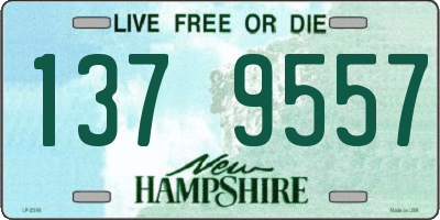NH license plate 1379557