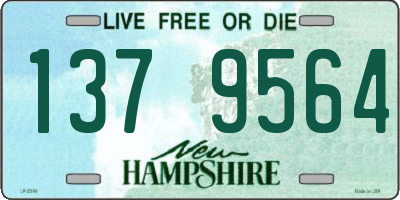 NH license plate 1379564