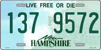 NH license plate 1379572