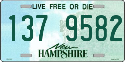 NH license plate 1379582