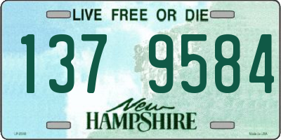 NH license plate 1379584