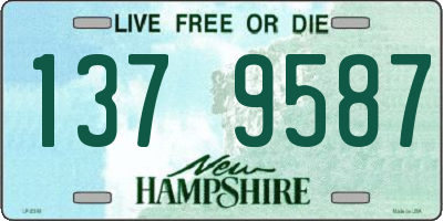 NH license plate 1379587