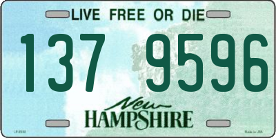 NH license plate 1379596