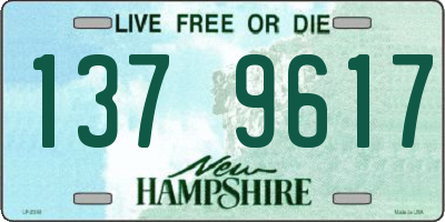 NH license plate 1379617