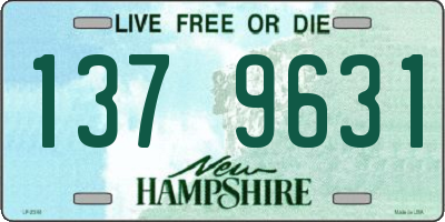 NH license plate 1379631