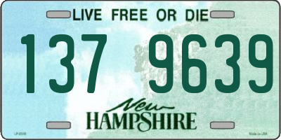 NH license plate 1379639