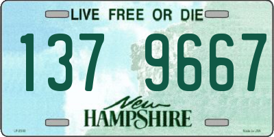 NH license plate 1379667