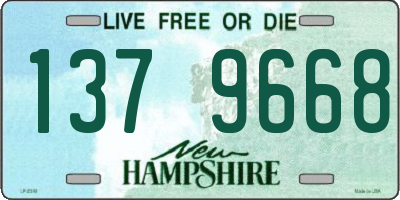 NH license plate 1379668