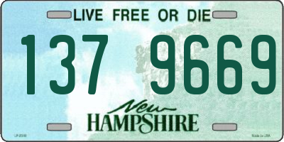 NH license plate 1379669